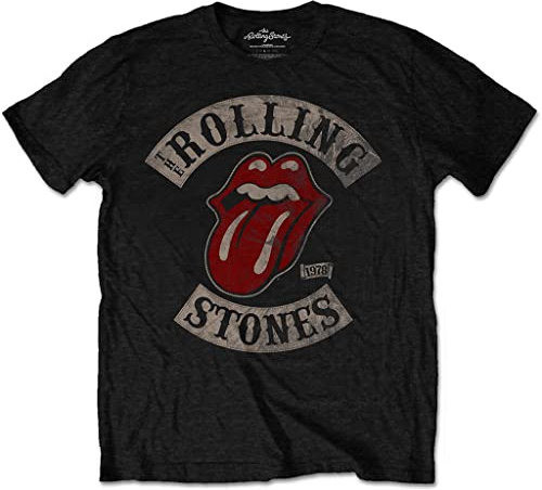 The Rolling Stones 'Tour 1978' T-Shirt (2 Extra Large) Black