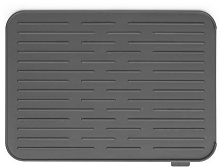 Brabantia Tapis Egouttoir, Gris Foncé, 43,8 x 32,5 x 0,9 cm