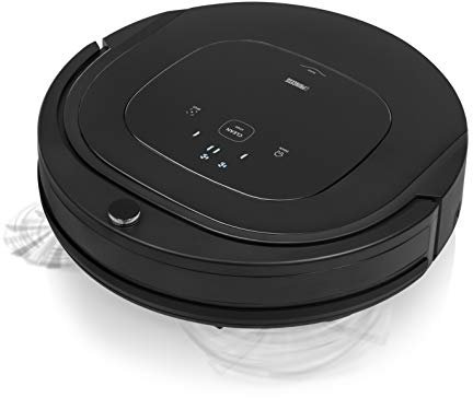 Princess 339000 Deluxe Smart Robot Vacuum Cleaner, App and Smart Control, Black