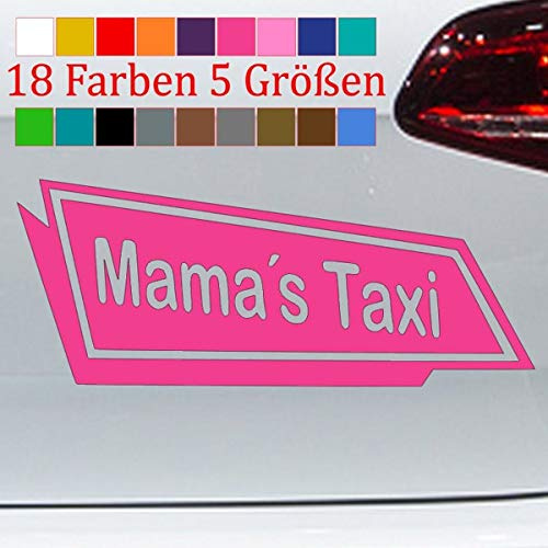 Mama Taxi Aufkleber Mom Best Sticker Heckscheibe Party Mobil Spruch Golf S-XXL
