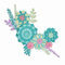 Sizzix Thinlits Stanzformen Set 15PK Blumenkranz