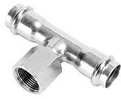 TEE FEMMINA INOX A PRESSARE D.22x3/4