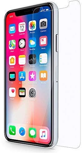 WIIUKA Schutzglas für iPhone 12 Pro Max, 2 Stück - Doppelpack, mit Montagehilfe-Rahmen, gehärtetes 9H Glas mit schmutzabweisender Oberflächenbeschichtung, Schutzfolie, Premium Folie