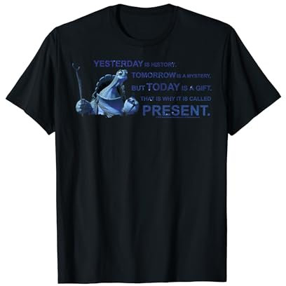Kung Fu Panda Oogway Quote Portrait Maglietta