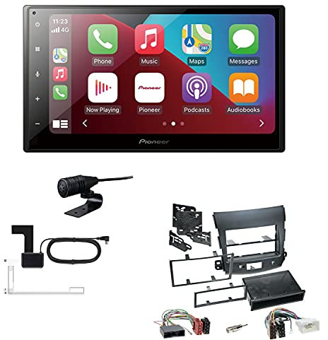 Pioneer SPH-DA160DAB 2-DIN Autoradio CarPlay Android Auto Bluetooth DAB USB passend für Mitsubishi Outlander II 2007-2012 schwarz