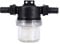01 02 015 Water Pump Filter Filter, Firm Sturdy Professional Inline Mesh Strainer Compact Stable Transparent for Garden Irrigation Interface