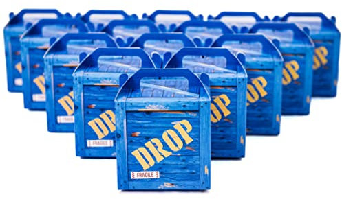 Scatola per bomboniere, drop box, forniture per feste da gioco - 12-pacchetto. Decorazioni bottino militare, sacchetti o borse regalo giocattoli. Attività di compleanno a tema del gioco