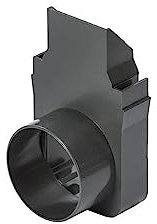 Aco Slimline Threshold Drain End Cap Outlet 50mm