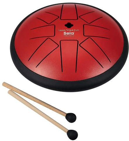Melody Tongue Drum 6 F Min Red