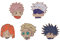 Amasukami 5 Anime Charaktere Nanami Kento Abzeichen Itadori Yuji Abzeichen Gojo Satoru Abzeichen Fushiguro Megumi Abzeichen set