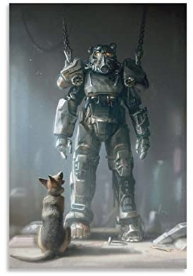 ENYPOLIS Fallout 4 klassische beliebte Spiel-Poster und Drucke auf Leinwand, Wandkunst-Poster für Raumdekoration, ungerahmt, 30 x 45 cm