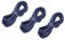 sourcing map Leather Cord, 5.47 Yards 2.6mm Flat Suede String Strip for Purse Handbag Shoelace DIY Crafts Bracelet Making, Navy Blue 3Pcs