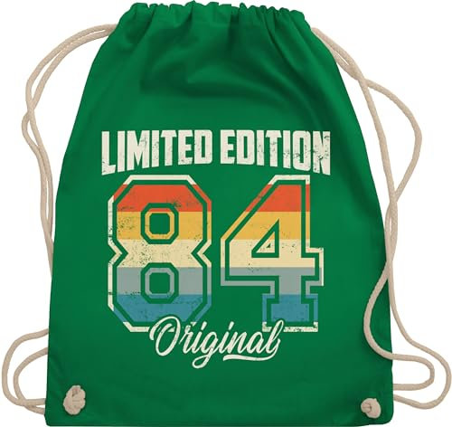 Turnbeutel Rucksack - 40. - Limited Edition 1985 Original I Vierzigster Geburtstag I 40 Geburtstag - Unisize - Grün - geschenkideen für frauen ab geschenkideen+für+frauen+ab+40 40er 1984 beutel