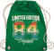 Turnbeutel Rucksack - 40. - Limited Edition 1985 Original I Vierzigster Geburtstag I 40 Geburtstag - Unisize - Grün - geschenkideen für frauen ab geschenkideen+für+frauen+ab+40 40er 1984 beutel