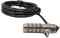Sendt Black Notebook/Laptop Combination Lock for Wedge / N17 Security Slots