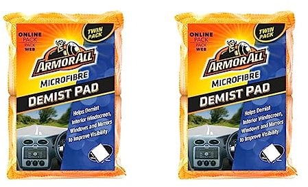 Armor All Car Cleaning Kit, Microfibre Car Demist Pad, Set of 2 (Pack of 2)