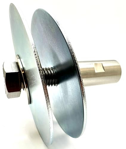 Pro-Graad - 5/8-11 Stainless Steel Angle Grinder Extension Kit, Airway Polishing Wheel, 2-1/4 Extension Shaft, Thread Axis Extension Adapter with Safety Flanges for Respiratory Tract of 4