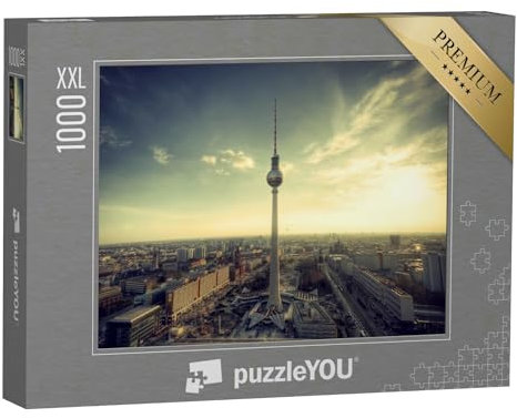 Puzzle 1000 Teile XXL „Berlin am Abend“ – aus der Puzzle-Kollektion Berlin, Deutsche Städte