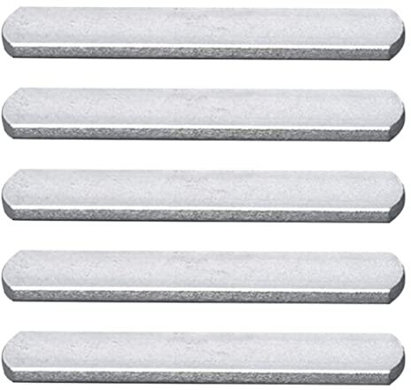 Weighted Vest Steel Plates Load-bearing Weight Training Long Steel Plate for Fitness 5PCS.