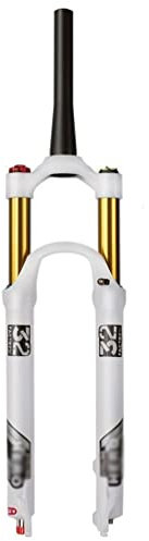 DHNCBGFZ 26 27,5 29 Zoll MTB Federgabel, 1-1/8 Straight Tube Tapered Tube Fahrrad Luft Stoßdämpfer Vorderradgabel Federweg 140mm(Remote,29)