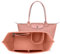 ZOLGINAH Taschen Organizer für Longchamp Le Pliage, Handtaschen Organizer aus Filz, mit Multifunktionalen Taschen Großes Fassungsvermögen Rosa M