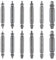 Schraubenausdreher Set, 12 Stück Beschädigte Schraube Entferner Extraktor Set aus HSS 4341 Härtegrad 62-63hrc Schrauben Entferner für Beraubt oder Beschädigt Schrauben