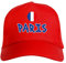Generico Bestickte Mütze Paris Frankreich Rot – Sport Ultras, aus Polyester, 5 Panels, verstellbar mit Klettverschluss, Weiß, One size