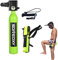 Xasbseulk Equipo de buceo, tanque de buceo, bomba de cilindro de oxígeno, cilindro de buceo, botella de buceo, cilindro de oxígeno, juego de tanque de aire para buceo con bolsa de almacenamiento de