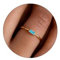Aidenn Geburtsstein Ringe Gold für Frauen Damen,14K Vergoldet, Stapelbarer Aquamarin Ring für Mädchen, Geschenke zum Geburtstag der Mütter, Verlobungs, Hochzeits und Versprechensringe Schmuck 57cm