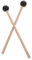SECFOU 2stücke Holzschlägel Für Xylophon Und Glockenspiel Für Anfänger Und Profis Mit Bequemen Griffen Aus Hochwertigem Holz Und Langlebigen Silikonköpfen