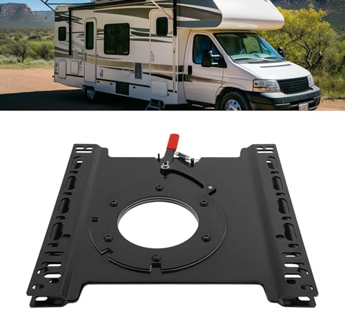 Drehkonsole für Beifahrerseite/Fahrer für T5, T6 Sitz-Drehsockel 360° Drehbar Heavy Duty Sitz-Drehsockel, für Wohnwagen, Nutzfahrzeuge und Transporter (Beifahrerseite)