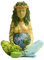 Mutter Erde Gaia Ornamente Göttin Gaia Statue Harz Mutter Erde Gaia Handwerk Desktop Ornamente Home Dekorationen Handbemalte Heilfigur Gaia