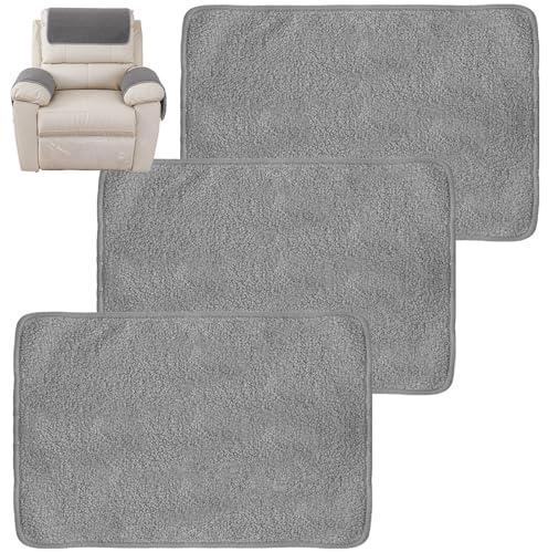 Jokapy 3pcs Sofa Kopfstütze Abdeckung Weiche Polyester Liege Kopfstütze Beschützer Verschleiß resistent(B)