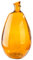 GILDE Vase Organical - Glas - braun - Höhe 47cm x Ø 26cm - bauchige Dekovase - Europäische Herstellung - recyceltes Material