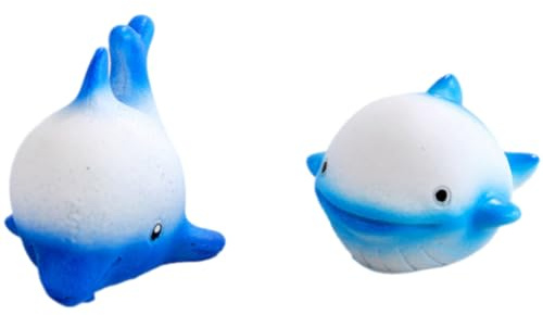 Bosiyrggrl Marine Animals Blue Whale Model Figurine Crafts Home Decor Home Porch Display Marine Animal Lovers