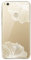 NOVAGO Funda Compatible con Huawei P8 Lite 2017, P9 Lite 2017 Gel de Silicona con Motivos (Flores Blanco)