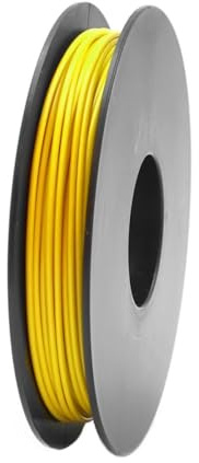 XENTERIO LiYv 0,14 mm² Schaltlitze 25 m Spule Gelb | Verzinnte Kupfer-Aderleitung DIN VDE 0812 | Feindrähtiges Kabel für Elektronik, Modellbau & Robotik
