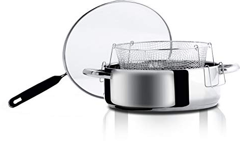 Aeternum Divina Friggitrice 26 cm, Adatto all'induzione, Acciaio