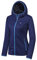 Little Donkey Andy - Veste coupe softshell légère à capuche pour femme pour course à pied, voyage, randonnée, coupe-vent et imperméable - Bleu foncé - Taille XL