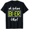 Oh Schon Bier Uhr Lustige Apres Ski Alkohol Saufen Lustiges T-Shirt