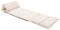 vidaXL Bodenstuhl Faltbar Schlafsessel Sofastuhl Sessel Lounge Bodensessel Liege Bodenkissen Sitzkissen mit Rückenlehne Creme Mikrofaser