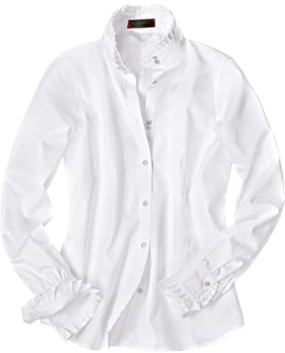 Reitmayer Bluse mit Rüschenkragen