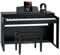 Classic Cantabile DP-230 Pianoforte digitale - 88 Tasti con meccanica a martelletto - Pianola musicale con USB, 128 polifonia, 40 voci - Piano digitale - Set con panca e cuffie - Nero opaco