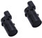 TAKPART 2x PDC Parksensor Einparkhilfe für E39 E60 E61 E63 E46 E65 X5 E53 Z4 66206989069（Schwarz）