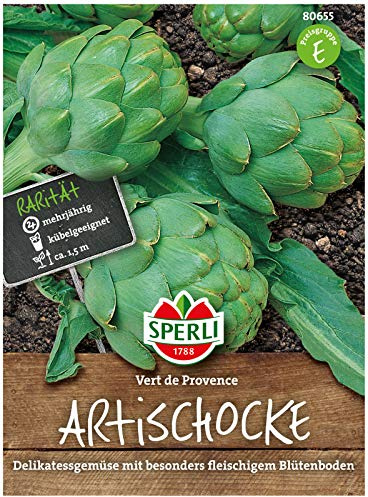 Sperli Artischockensamen Vert de Provence 80655, Gemüsesaat | Delikatessgemüse mit hohem Zierwert, keimfähig, mediterranes Gemüse für Freiland & Hochbeet