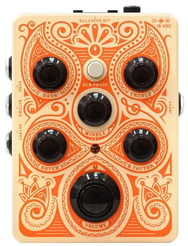 Orange Akustisches Preamp EQ Pedal