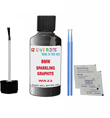 Touch Up Paint For Bmw 7 Series Sparkling Graphite Wa22 2004-2013 30Ml Bottle Brush Scratch Stone Chip Repair Pen