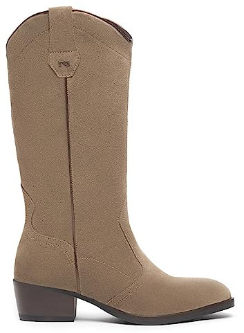 Nero Giardini I308283D Stivali Donna in Camoscio - Castoro 38