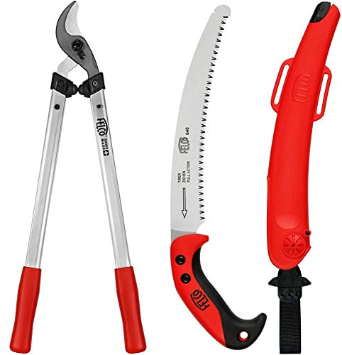 FELCO 211-60 Astschere & 640 gebogene Säge, 35x15x5 cm