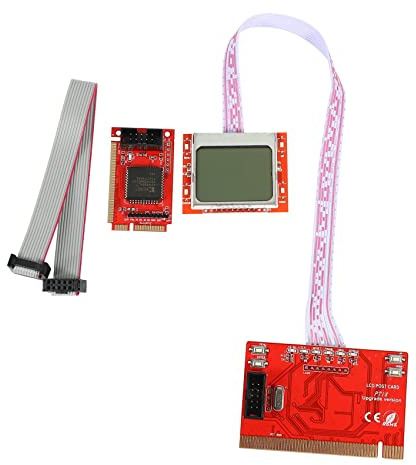 Graootoly LCD PC Motherboard Analyzer Diagnostic Post Tester Card Checker Professional for Computer Laptop Desktop Pti8
